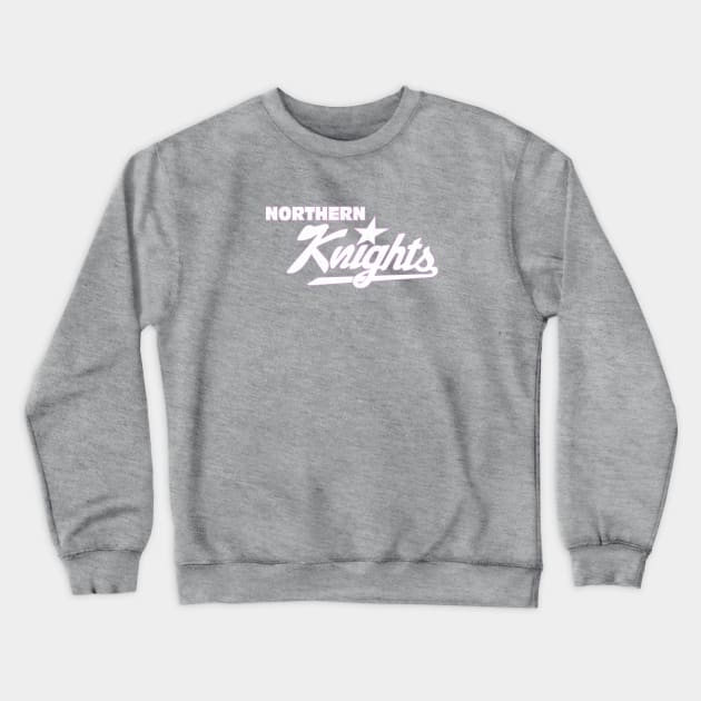 Defunct Anchorage Northern Knights CBA Basketball 1982 Crewneck Sweatshirt by LocalZonly